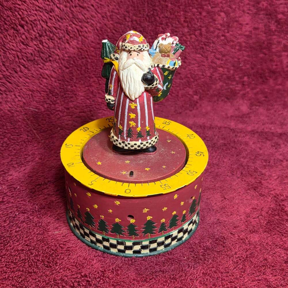 Boston Warehouse Christmas Santa Kitchen Timer
